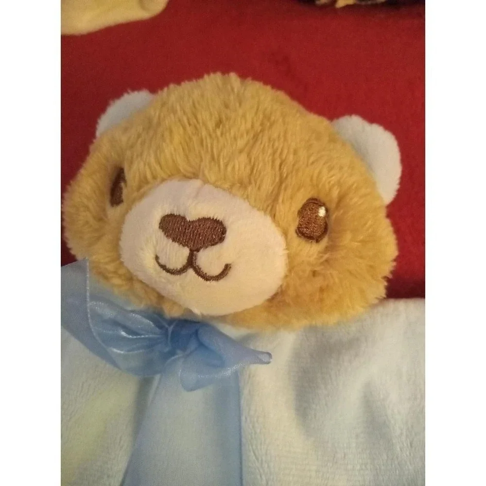 Walgreens Blue Bear Lovey Knotted Security Blanket Stuffed Animal Toy Valentine